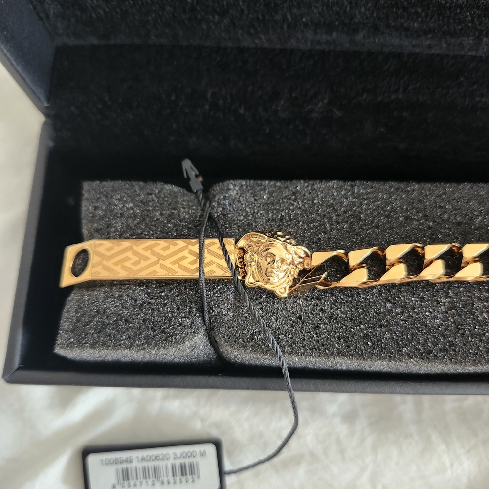 Versace Gold-Tone Chain Bracelet - Picture 4 of 12
